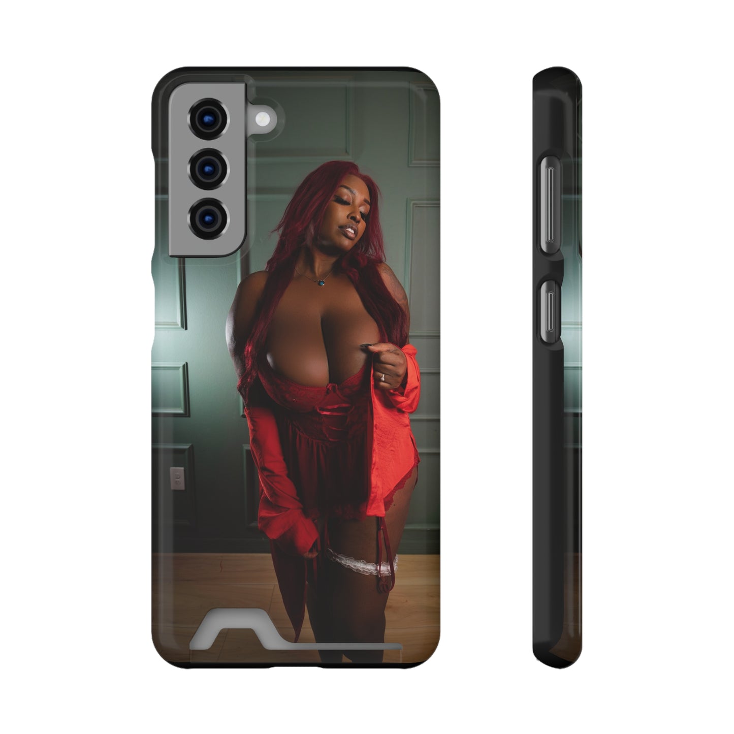 Stylish Phone Case with Card Holder - Chic Design for Fashion Enthusiasts