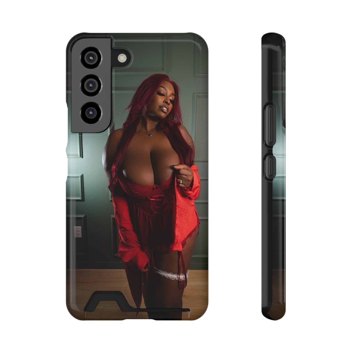 Stylish Phone Case with Card Holder - Chic Design for Fashion Enthusiasts