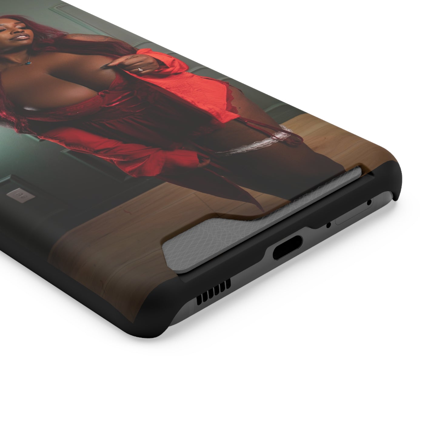 Stylish Phone Case with Card Holder - Chic Design for Fashion Enthusiasts