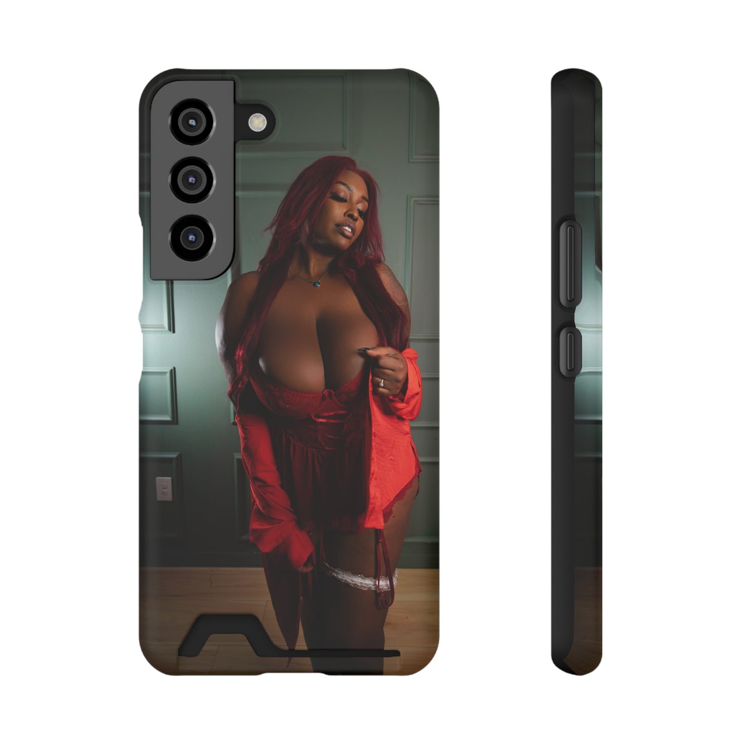 Stylish Phone Case with Card Holder - Chic Design for Fashion Enthusiasts