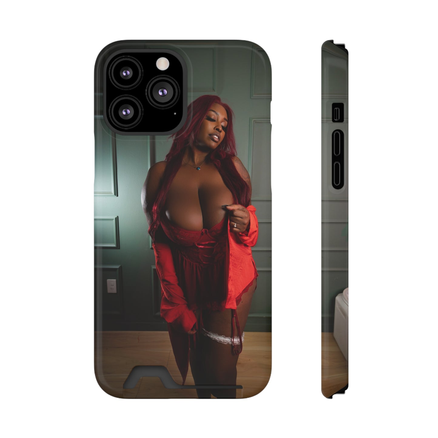 Stylish Phone Case with Card Holder - Chic Design for Fashion Enthusiasts