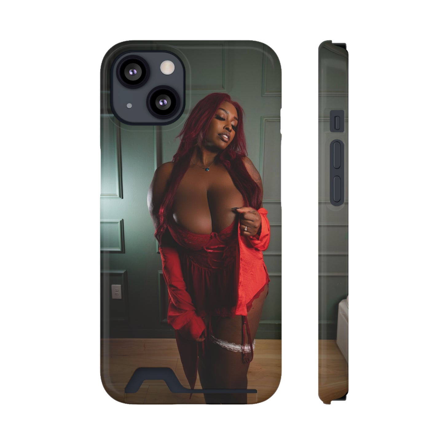 Stylish Phone Case with Card Holder - Chic Design for Fashion Enthusiasts