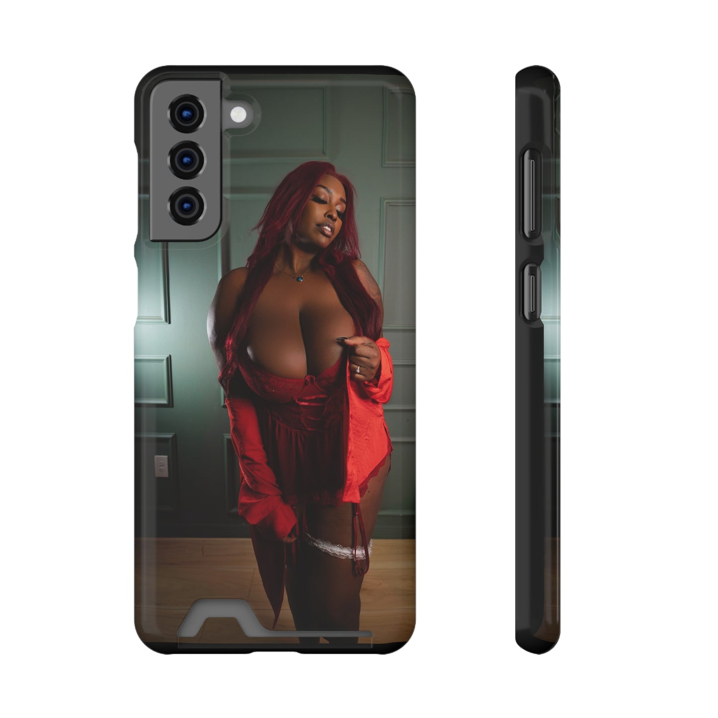 Stylish Phone Case with Card Holder - Chic Design for Fashion Enthusiasts