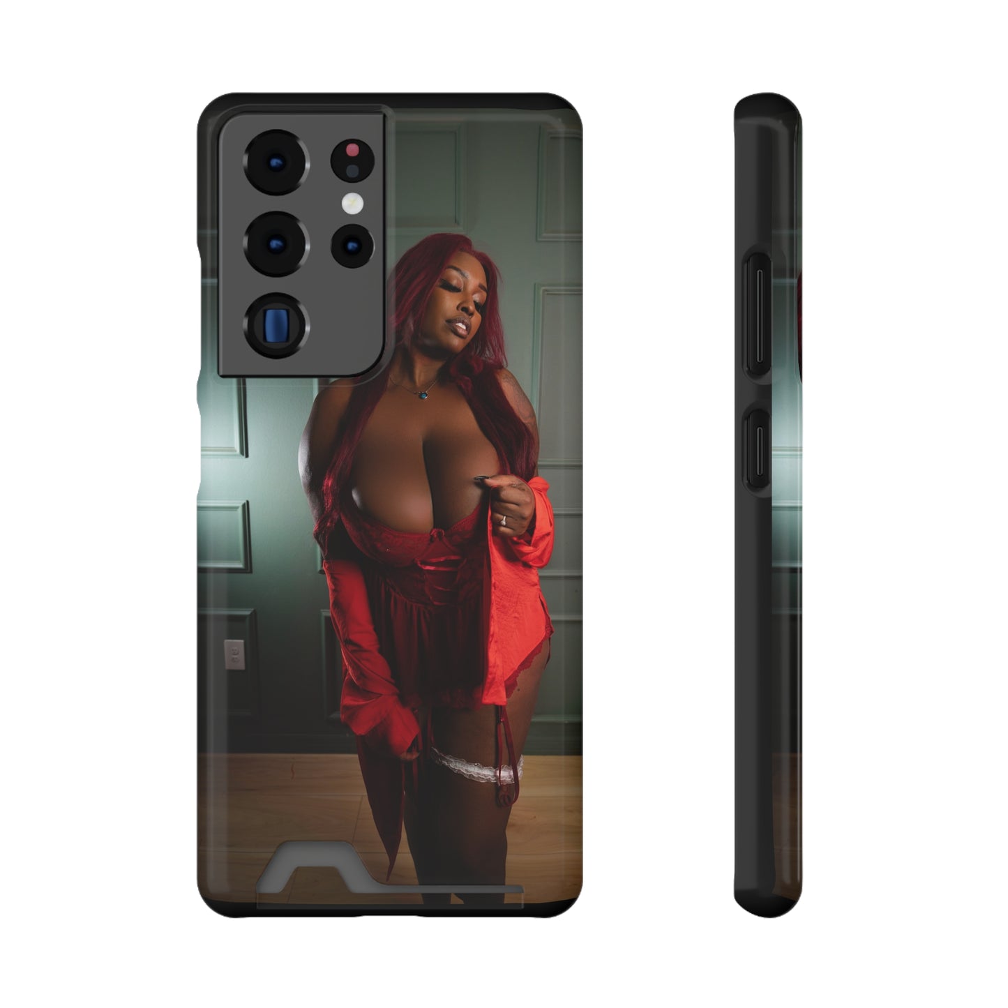 Stylish Phone Case with Card Holder - Chic Design for Fashion Enthusiasts
